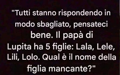 Sei abbastanza intelligente da rispondere?