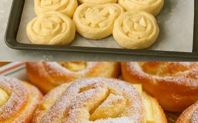 Girelle Soffici alla Crema e Mele