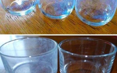 Ecco come rimuovere la patina bianca dai bicchieri e farli brillare con un trucco geniale