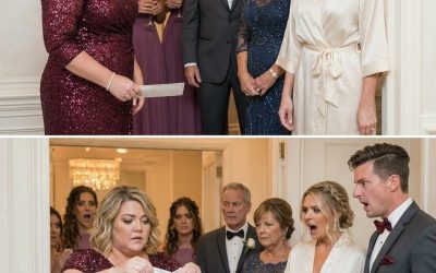 Mia sorella mi bloccò la porta e, con un sorriso beffardo, disse: “Nelle mie foto di matrimonio non ci sono persone grasse”.