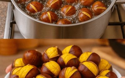 È il metodo che usava sempre mia nonna: così preparo le castagne in poco tempo, si sbucciano subito e restano morbidissime
