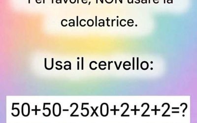Usa il cervello: riesci a risolvere questo classico enigma matematico?