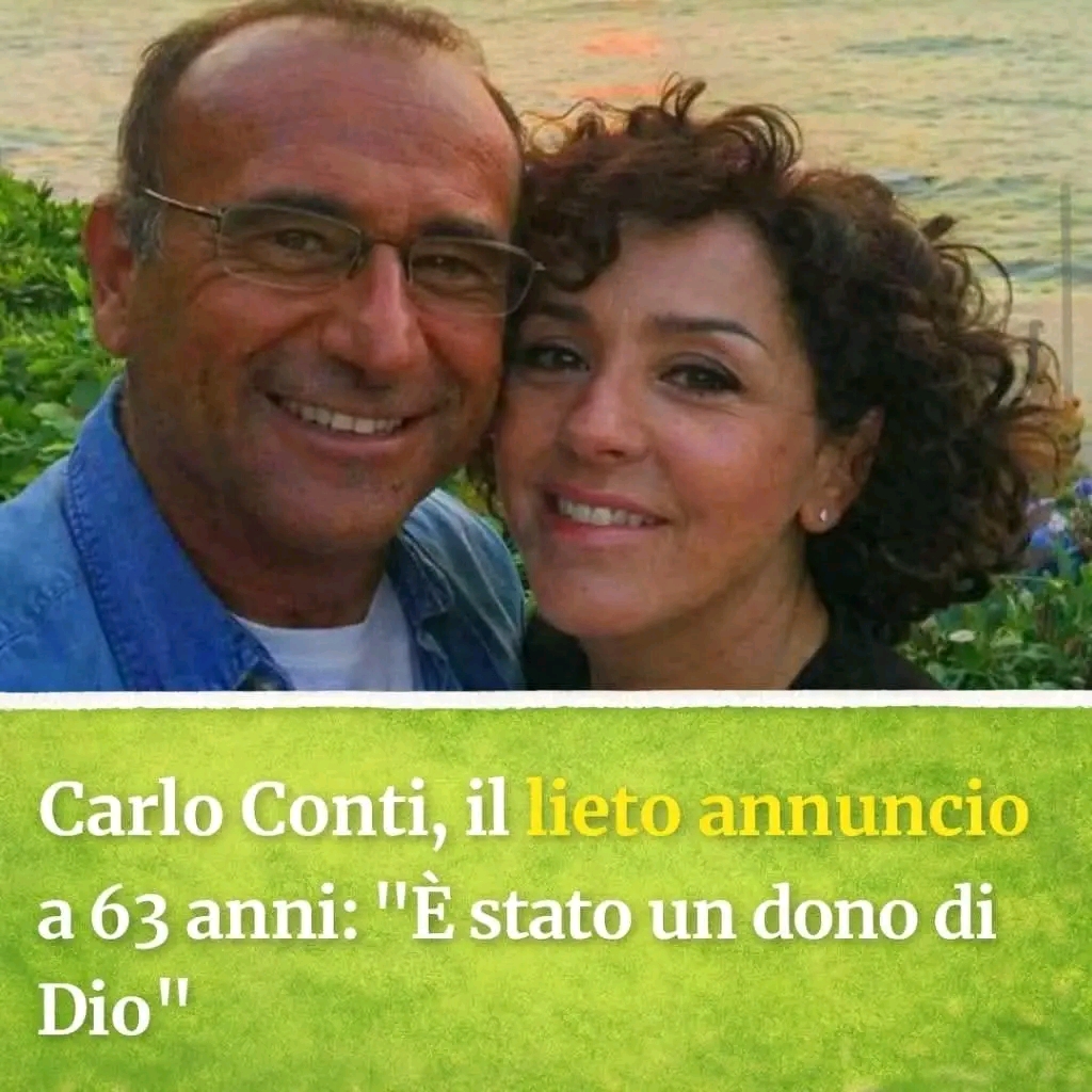 ❤ Carlo Conti, il lieto annuncio a 63 anni: “Mia moglie è…Altro…