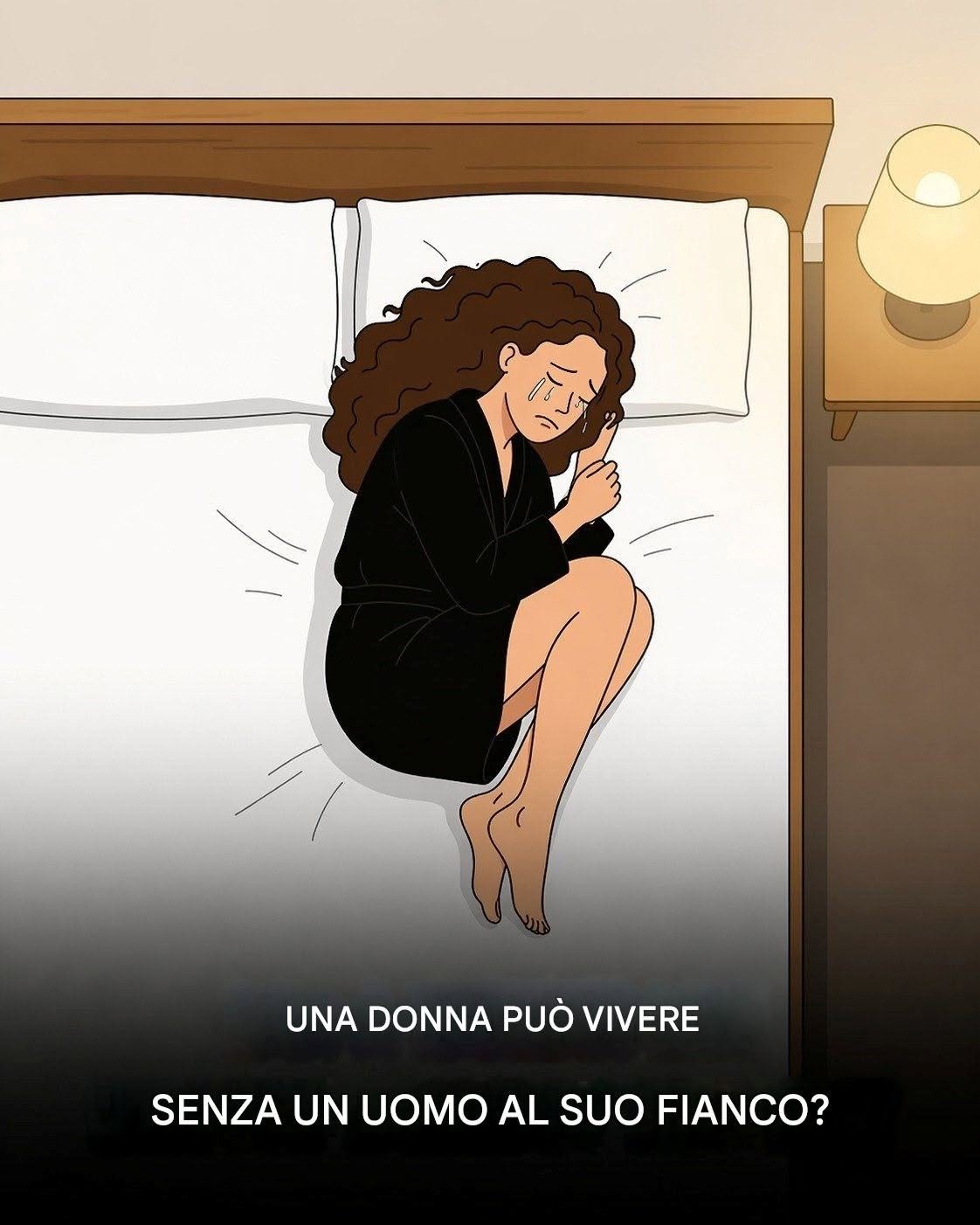 Può una donna vivere senza un uomo al suo fianco ?